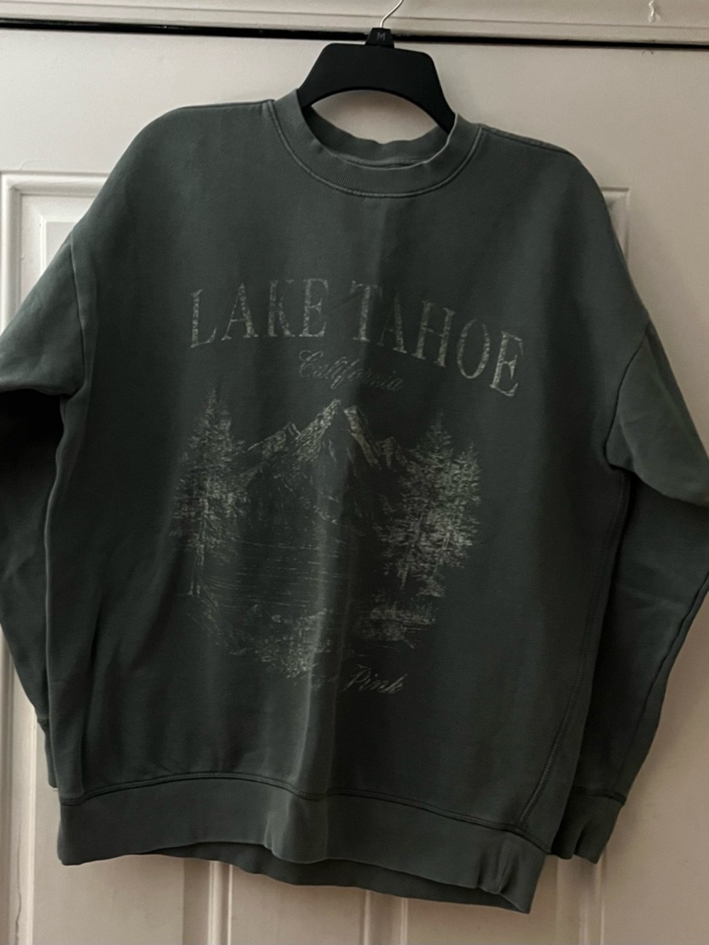 Victoria’s Secret PINK Lake Tahoe Graphic Crewneck Sweatshirt - Green